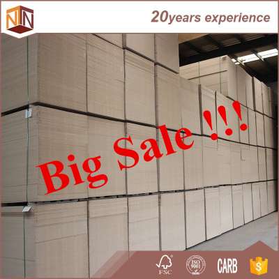 big size 1220*2800*16mm plain mdf